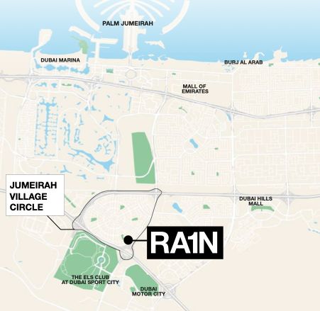 Rain residence map